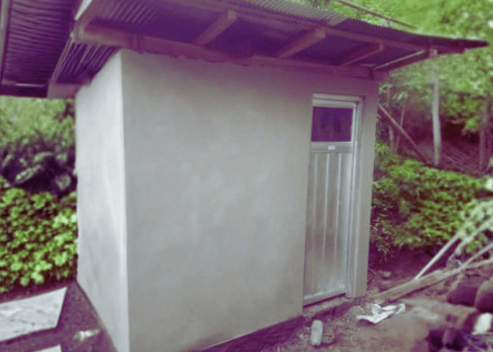 toilettenhaus im garten